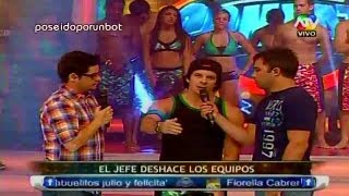 COMBATE: Mario Hart se Molesta con el Jefe por Desarmar al Equipo Verde 26/03/13