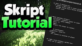 Minecraft Skript Tutorial - Staff Chat #01 [SPEEDCODE]