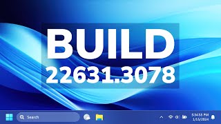 First Windows 11 Build for the Release Preview Channel in 2024