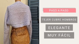 Idea tejer bolero mañanita o cubrehombros con mangas 💡 Ideas de Lucila