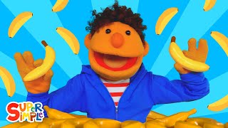 Counting Bananas featuring the Super Simple Puppets | Kids Counting Song | Super Simple Songs