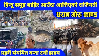 धरान गोरु काण्डः प्रहरी संयमित बन्दा टर्यो झडप Dharan goru kanda ghatana Nepali News BG TV