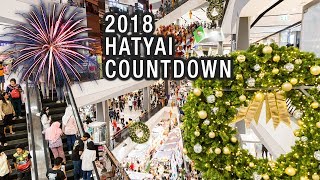 2018 Hatyai Countdown at Central Festival Hatyai.Travel Hatyai (Thailand) on 31,December,2017.