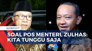 Kata Zulhas dan Bahlil Jelang Pengumuman Menteri dan Wakil Menteri Kabinet Prabowo