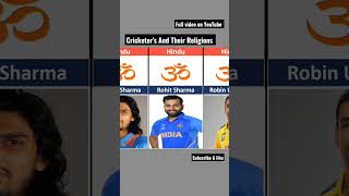 Indian Cricketer's And Their Religions | It's data universe #msdhoni #viratkohli #yuvrajsingh #data