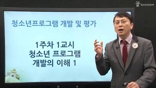 [배움 샘플 강의] - 청소년프로그램개발및평가