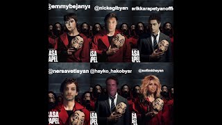 BELLA CIAO (La Casa De Papel ) Official Challenge: Armenian Stars Cover Version