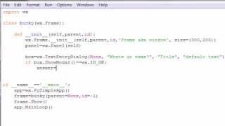 wxPython Programming Tutorial - 5 - Text Boxes for Input