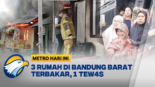 3 Rumah di Bandung Barat Ludes Terbakar, 1 Tew4s