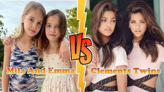 Mila And Emma Stauffer VS Clements Twins (Ava And Leah) Transformation 👑 New Stars From Baby To 2023