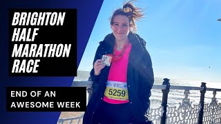 THE BOSTON MARATHON PROJECT S2 | WEEK 8. Running BRIGHTON HALF MARATHON.Race & An EPIC week.