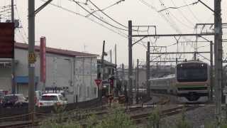 JRE231系10両編成 普通 高崎行き 岡部駅～深谷駅間にて