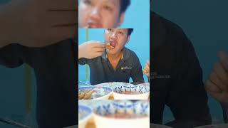 Today I got pork leg with chicken legs#funnyvideo #funny #funny #eating #cookingvideo #streetfood