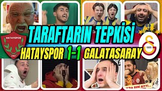 FANATİK TARAFTARLARIN HATAYSPOR 1-1 GALATASARAY MAÇINA ÇILGIN TEPKİLERİ 😂😍🔥😱 #taraftarıntepkisi #gs