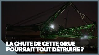 Comment faire pour déposer cet engin de 110 tonnes ?