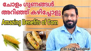 Amazing Benefits of Corn, ഇനി ചോളം ഗുണങ്ങളറിഞ്ഞ് കഴിച്ചോളു.