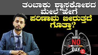 World No Tobacco Day 2023: How does tobacco affect the lungs? | ತಂಬಾಕು ಸೇವನೆಯಿಂದ ದೂರವಿರಿ