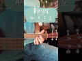 riptide vance joy ukulele tutorial riptide ukulele lesson shorts