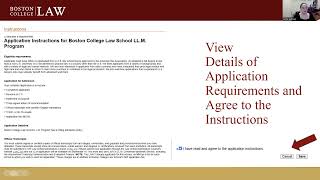 BC Law LLM Application Workshop
