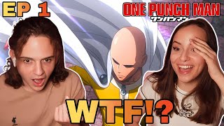 WHAT DID WE JUST WATCH?! 😂FIRST TIME Watching One Punch Man Episode 1 Reaction