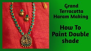 Grand Terracotta Haram making #howtomake #terracottajewellery #terracotta #handmade #clay #diy