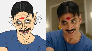 Laxmii BomBholle Drawing Memes | Akshay Kumar Funny Art | Viruss | Ullumanati Crazy Funarts