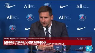 REPLAY - Messi's PSG presentation • FRANCE 24 English