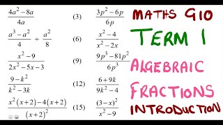 Mathematics Grade 10 Algebraic Fractions Part 2 @mathszoneafricanmotives  @mathswithadmirelightone