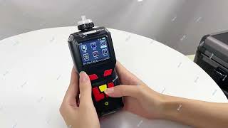 SKZ2050 4 H2 N2O Anti-high pressure SKZ2050-4-Hydrogen H2 gas detector alarming device machine