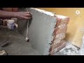 சுவர் பூசுவது எப்படி பூச்சு வேலை செய்வது எப்படி plastering work demo video part 50