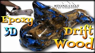 3D Epoxy Drift Wood with my hands