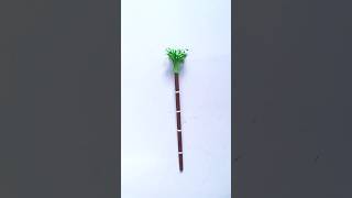 Easy cute paper sugar cane for boghi decoration #youtubeshorts #viralshort #festival