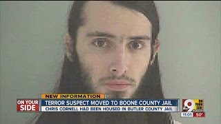 Terror suspect moved to Boone County jail