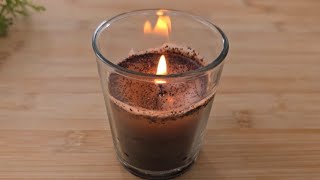 You'll Never + See Mosquitoes or Flies with This Homemade CANDLE made of COFFEE