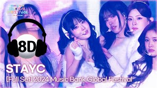 [🔊8D Bank] STAYC (스테이씨) @2024 Music Bank Global Festival | KBS WORLD TV 241219