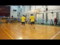 20121014fuma badminton 議長盃40md晨光隊 徐俊灯 陳銘忠vs鍾銘智 羅徵祥冠亞戰