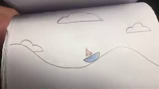 'Sailing' - Flipbook animation by Kristoffer Berg (6767)