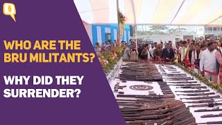 1,179 Bru Militants Surrender Arms in Assam: Who Are They? | The Quint