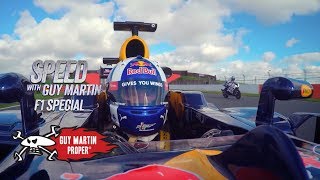 Red Bull F1 Car VS Guy's Bike - the drag race | Guy Martin Proper