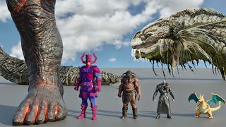 game Monsters Size Comparison | 3d Animation Comparison