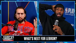 Nick wants to see LeBron's final NBA chapter with the Knicks | What's Wright?