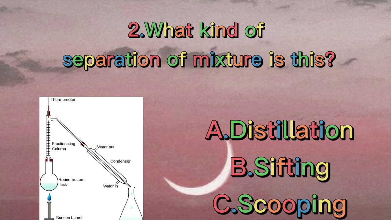 Quiz On Ways Of Separating Mixtures - YouTube