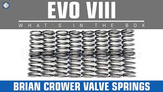 Brian Crower EVO Valve Springs- Whats in the Box?