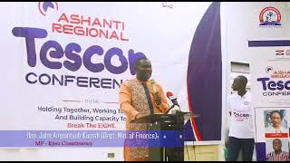 Kumasi Mayor, Hon. Samuel Pyne (Sam Pyne) at Ashanti Regional Tescon Conference 22.