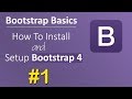 Bootstrap 4 Tutorial [#1] Introduction & installation [Manual & CDN] || Bootstrap 4 Beta 2017