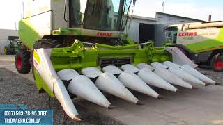 Запуск жниварки для кукурудзи Claas Conspeed 8-70