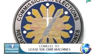 NewsLife: COMELEC to lease 93k OMR Machines || Aug. 13, 2015