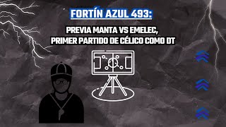 Fortín Azul 493: Previa Manta vs EMELEC, primer partido de Célico como DT.