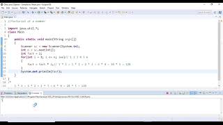 Factorial of a Number in Java | Java Looping Program Explained | Beginner Tutorial
