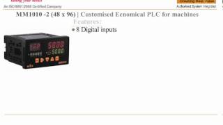 PROGRAMMABLE LOGIC CONTROLLER AND HMI MM1010-2 SELEC